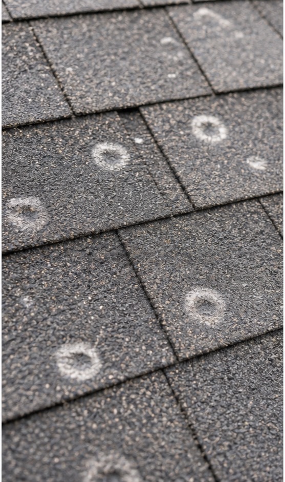 Roof inspection on a residential home
