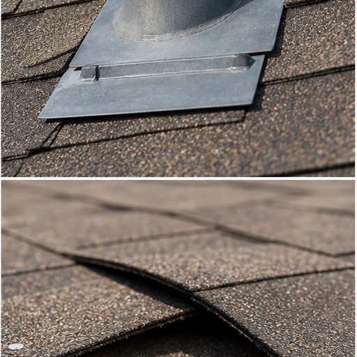 Roof inspection on a residential home